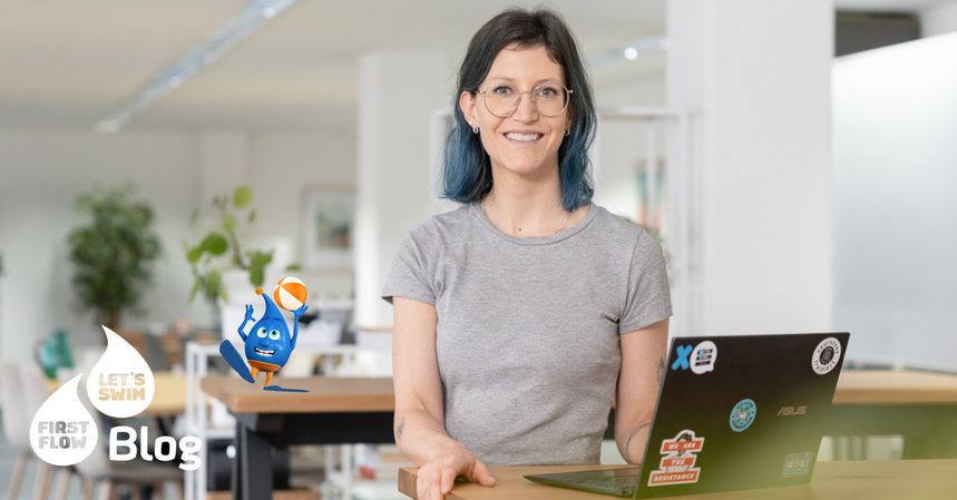 Gabi Troxler erzählt von ihren Erfahrungen nach einem Jahr Babyschwimmen bei First Flow